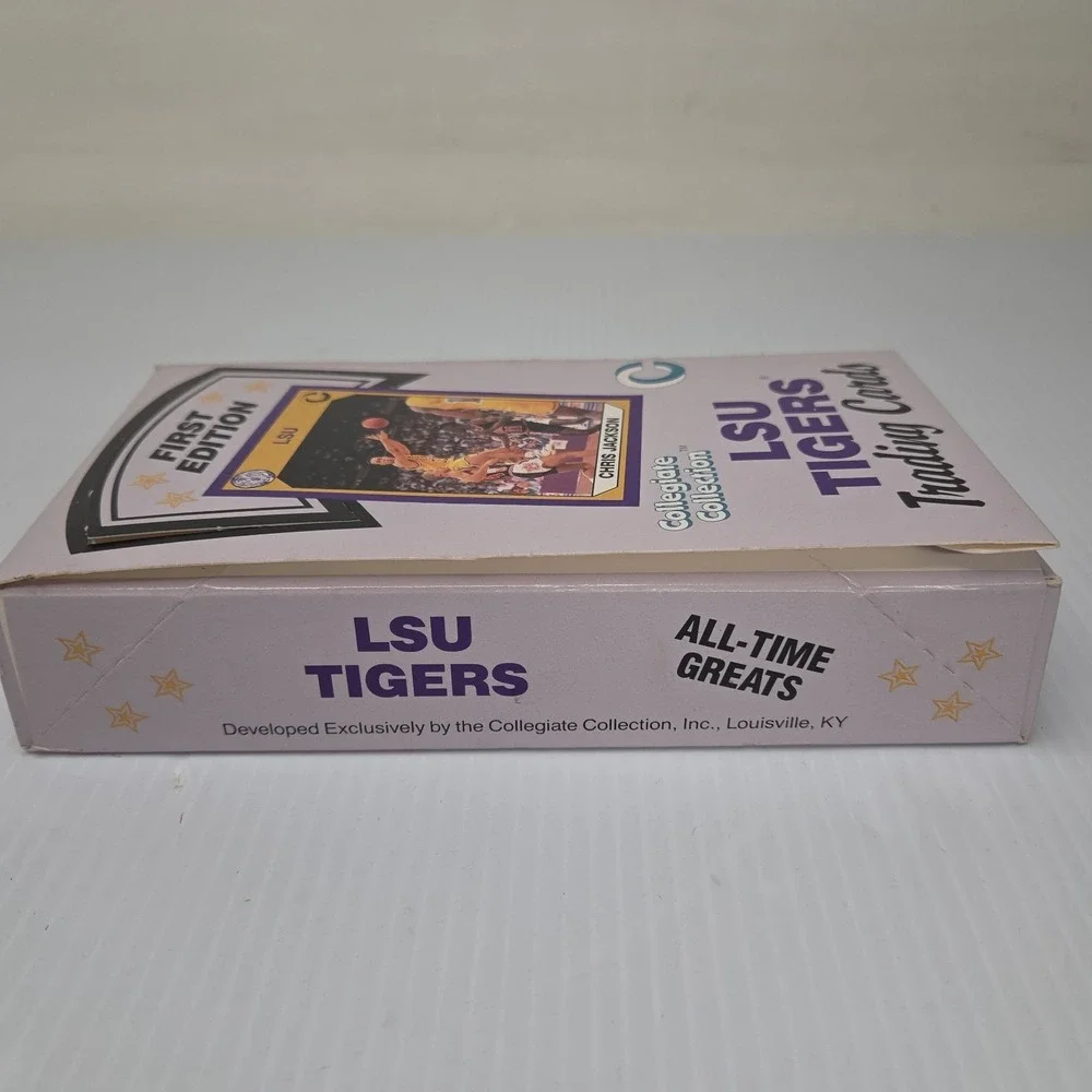1990 LSU Tigers Collegiate Collection First Edition Wax Box - Maravich, Jackson